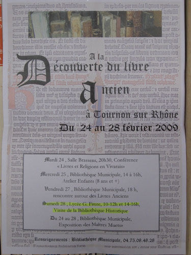 Semaine du Livre 2009