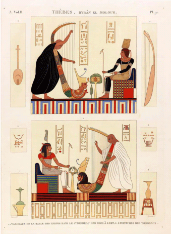 Description de l'Egypte - Carte postale