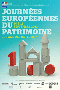 Affiche des Journées européennes du patrimoine 2013