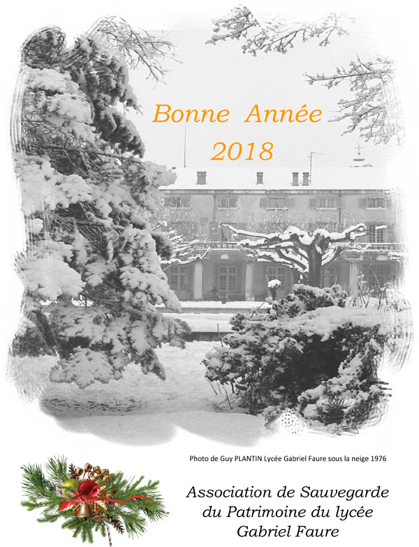 Bonne année 2018